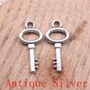 Classic Key Shaped Charms Pendant For Bracelet Necklace Jewelry Making Craft Findings