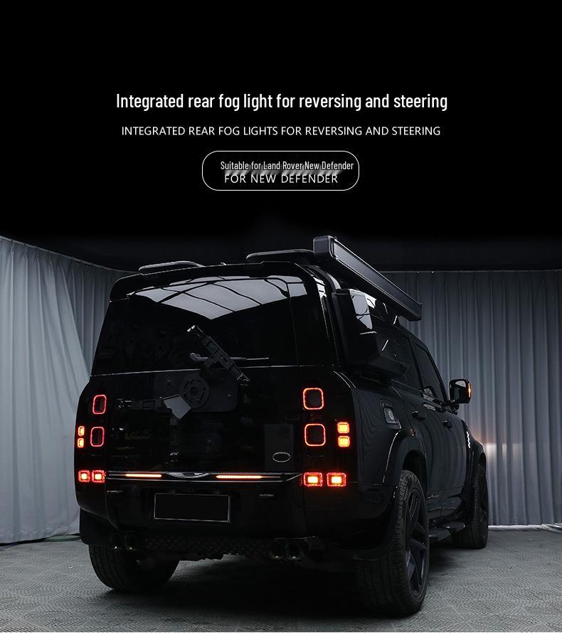 High-Brightness LED Lights for Rear Bumper, Reverse, Driving, and Turn Signals - Fits 2020-2025 Land Rover Defender.