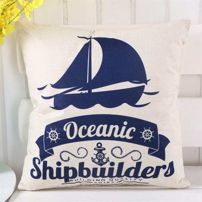 

45x45 см напечатанный флагом хлопок лен домашняя гостиная диван наволочка декоративная наволочка для спальни 45x45cm