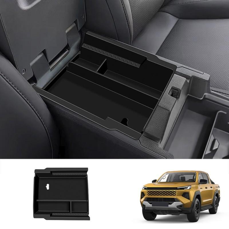 Durable-For Toyota Hilux 2026 Armrest Storage Box Organizer Box For Car Interior Accessory Parts