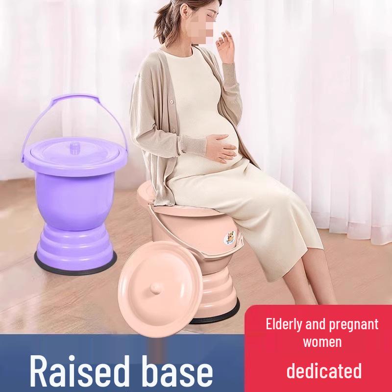Women's Indoor Urinal with Lid for Night Use - Suitable for Rural, Elderly, and Children