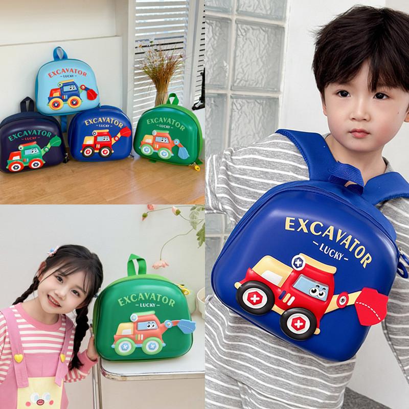 Machine Digging Childrens Egg Shell Backpack Eva Waterproof Preschool Packr