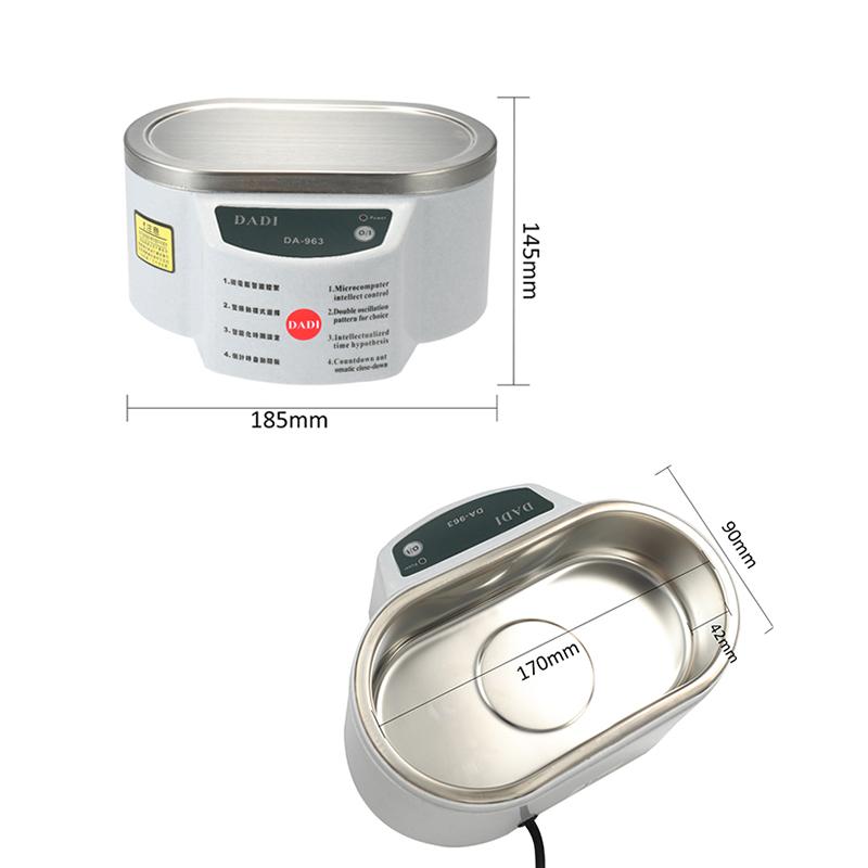 Digital Ultrasonic Cleaner Bath For Jewelry Parts Glasses Manicure Stones Cutters Dental Razor Ultrasound Cleaner Machine