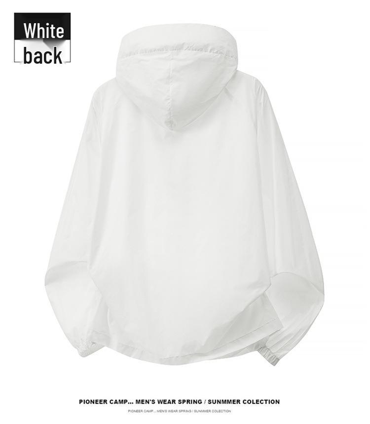 Unisex Ultra-Thin Ice Silk Hooded Quick Dry Sun Protection Wear