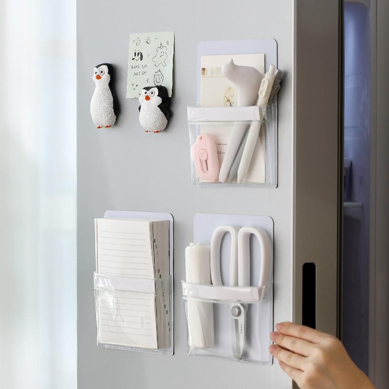 Refrigerator Magnetic Bag Refrigerator Side Door Storage Rack Magnet Non Perforated Miscellaneous Storage Box
