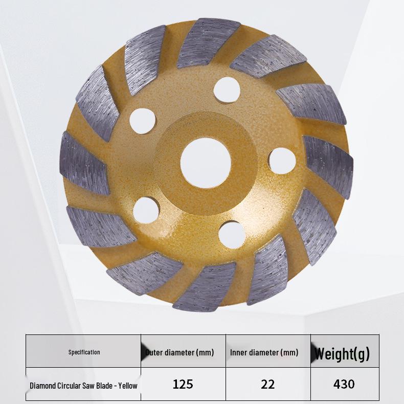 Durable Thickened Diamond Grinding Wheel for Concrete and Stone Angle Grinders