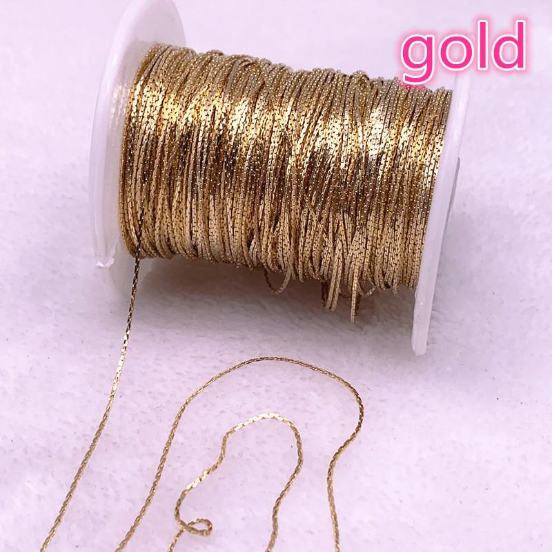 5yards/lot Gold/Bronze Plated Necklace Chain For Jewelry Making Findings DIY Necklace Chains Materials Handmade Supplies