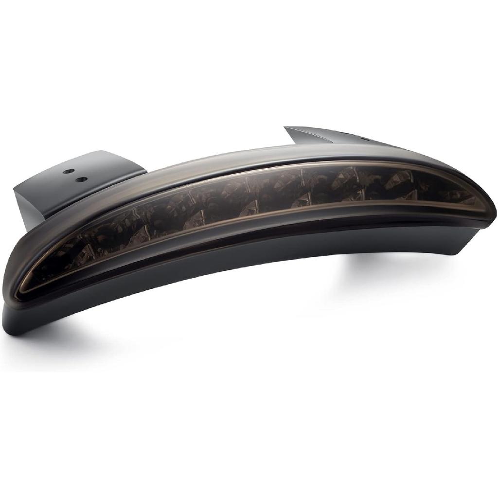 ANKIA Motorcycle Chopped Rear Fender Edge LED Brake License Plate Tail Light Stop Running Light Turn Signal Lamp for Night/Low-Light Riding for