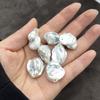 2Pcs, Baroque Pearl Pendant With Hole, Natural Freshwater Pearl Charms for Jewelry Making DIY Necklace Bracelet Accessories 15-20mm