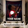 Custom Text Tapestry Bukayo Saka Print Wall Tapestry Indoor Living Room Wall Decor