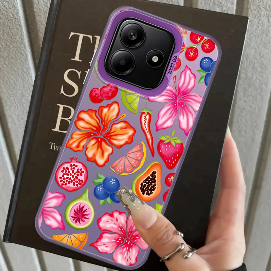 

Case for Xiaomi Redmi K60 9T Note 9 10 A5 10C 9C 14C A1 A2 Plus 12C 13C Back Phone Cover Fruit Pattern Redmi 14C