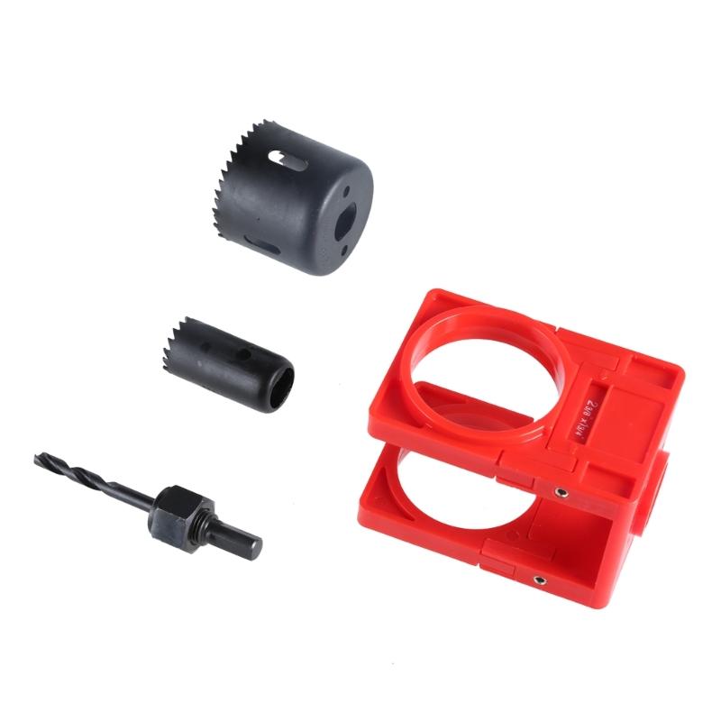 

Кольцевая пила для дверного замка Аксессуары для дверного замка Инструмент для установки замка Набор инструментов для установки дверного замка Деревянные двери Регулируемый 1