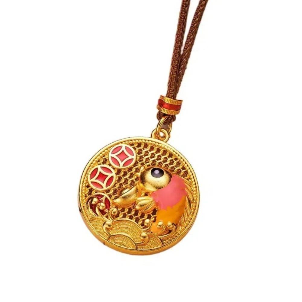 Butterfly Flower Pendant Necklace Hollow Collarbone Chain Chinese Style Necklace  Thailand