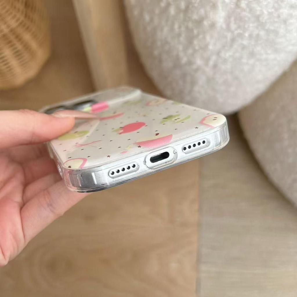 Zweischichtige IMD-Handyhülle für iPhone 17 Pro Max - Apple Star Fresh Style für Mädchen