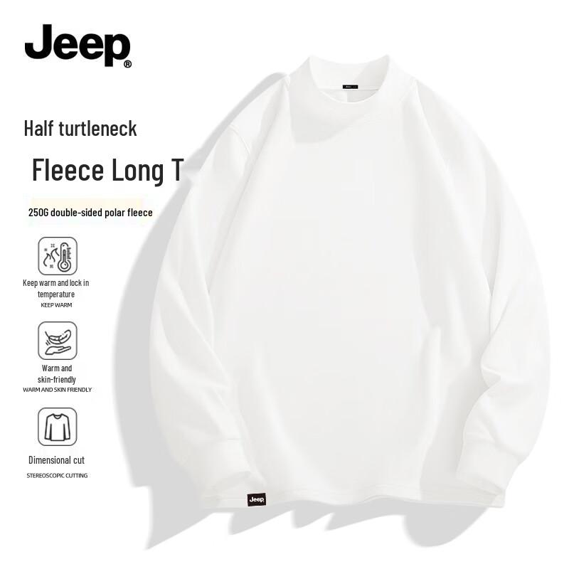 JEEP Men s Thermal Fleece Mock Neck Base Layer XL