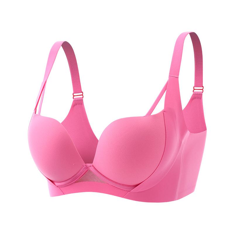 Sexy women gather small breasts to prevent sagging, close secondary breasts and show large bras, gather breathable bras without steel rings