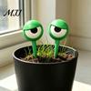 Reusable Planter Stakes 3D Printed Funny Eye Plant Stakes, Cartoon Garden Stake, Whimsical Indoor Fun Art for Potted Flowers Decor, Novelty Flower Pot