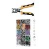 200set 11mm Metal Snap Button Fasteners With Tool Plier For Clothing Shoes Bags Craft Projects Garments And Accessories