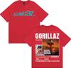 Rock Band Gorillaz Merch T Shirt Unisex Women Clothing Vintage Fashion Cartoon Tshirts Cotton Casual Oversized T Shirts Streetwear