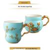 Yongfengyuan Madam Porcelain Qinse Couple Ceramic Mugs