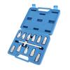 12 Pcs Drain Plug Key Socket Set Axle Oil Sump Spanner Wrench Steel Car Repair Tools for Engine Gear Box