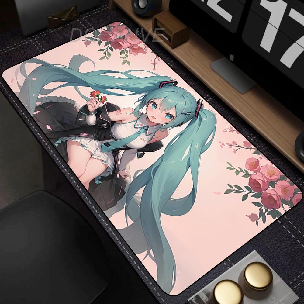 XXL Mouse Pad H-hatsune Miku Mousepads Multi Size Keyboard Pads Desk Mats Extended Mausepad Office Gaming Accessories Mousepad