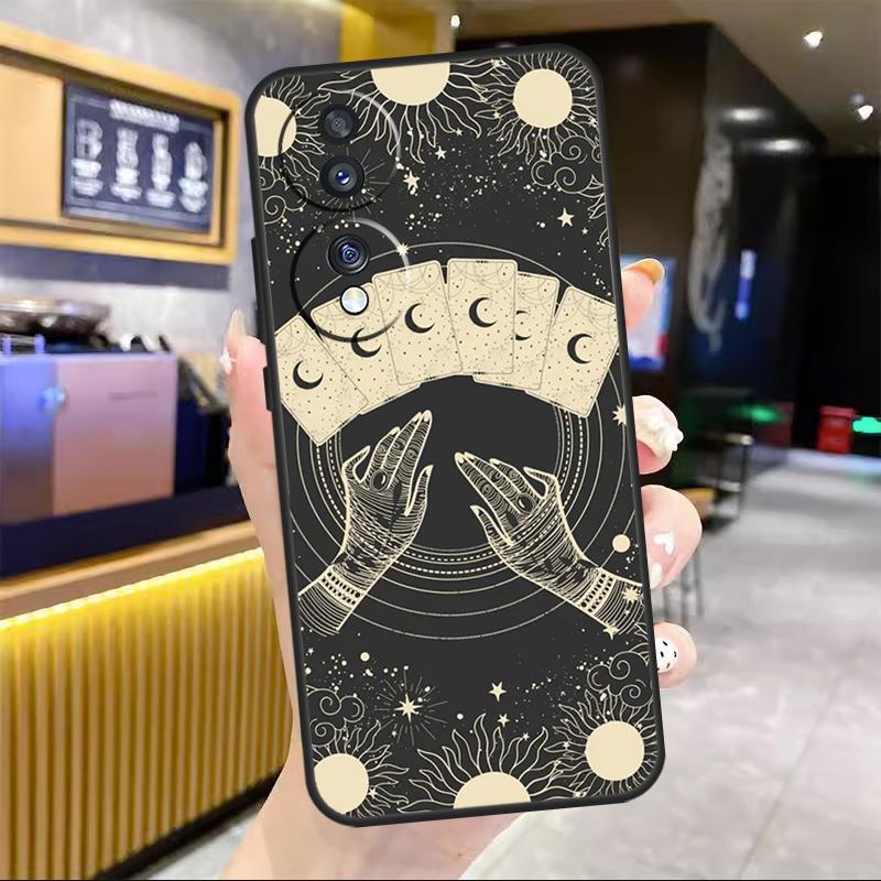 Fortune Telling Moon Stars Hands Art For Honor Magic 7 Lite 5 6 8 Pro Case For Honor Win RT X9c X9a X9b X8b X8c 200 400 50 70 90