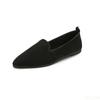 Shallow Mouth Comfort Women Shoes Fashion Slip On Lightweight Breathable Flats Women Soft Bottom Pointed Toe Boat Shoes