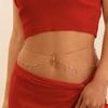 Tassel Navel Nails Body Chain Zircon Bikini Belly Belt Fashion Waist Chain  Party