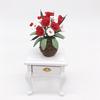 Artificial 1/12 Dollhouse Miniature Fake Green Plant Flower In Pot  Garden 