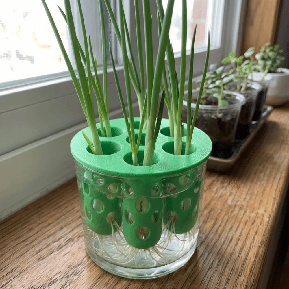 7 Cells Seed Starter Tray Breathable PLA Nursery Tray Plant Germination Tray  for Flower Seeds