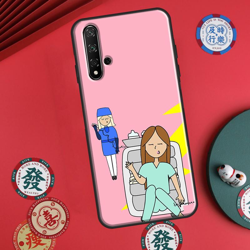 

Медсестра Доктор Стоматолог Для Huawei P20 P30 P40 Lite P60 Pro Nova 12i 11i 8i 12s 9 10 SE Y90 Y60 Y70 Y72 Y61 Y91 Чехол Huawei P40 Lite 4G