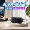Mini USB Computer Speakers with Built-in Microphone for Laptops