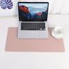 1pc-Dual purpose mouse pad for office desk and writing desk, made of synthetic leather PU material, waterproof and dustproof.