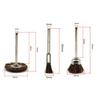 Wire Brush Set of 3 for Rotary Tool Use Soft Brushes for Effective Cleaning and Polishing of For metal and Wood 3mm Shank