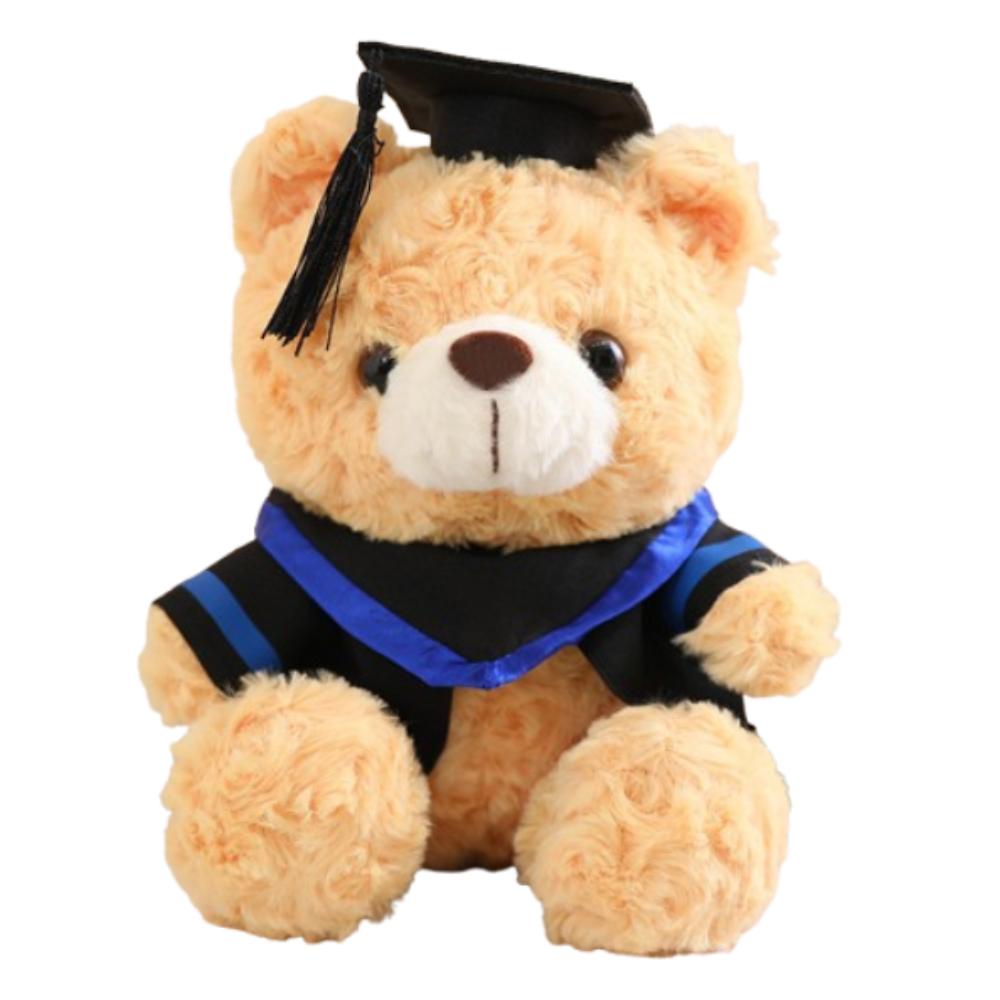23/28cm Bachelor Bear Plush Toy Soft Bear Animal Doll Doctor Cap Graduation Bear Doll  Party Favors