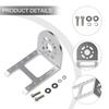 Heavy Duty Aluminum Alloy Motor Mount Seat Base Bracket Perfect for RC Boat with 36/40 Series Brushless Motors