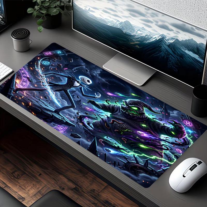 The Nightmare Before Christmas Print Mouse Pad, for Keyboard Pad Laptop PC Mat for Office Home Use, Desk Decor, Perfect Birthday Gift for Gamers