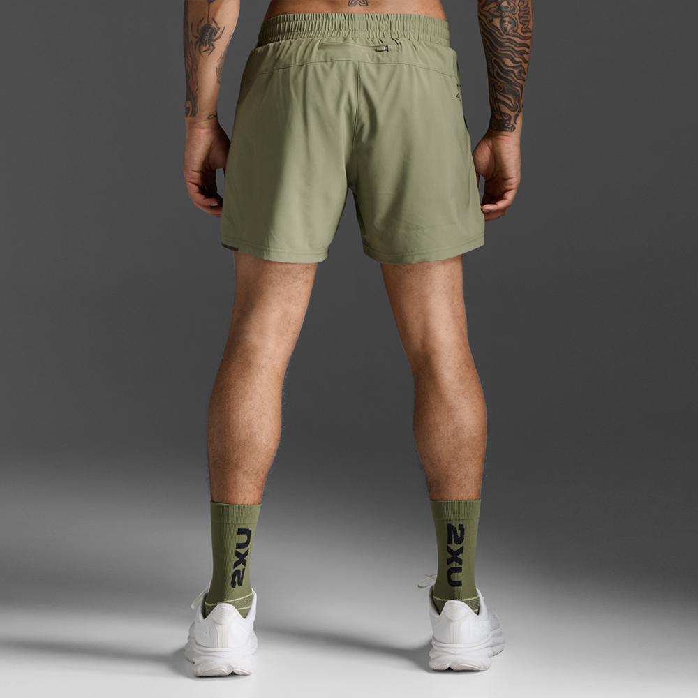 Tutaimjeuyu (Men'S) Aero 5-Inch Shorts Khaki_Mr6903Bhtg-Brf
