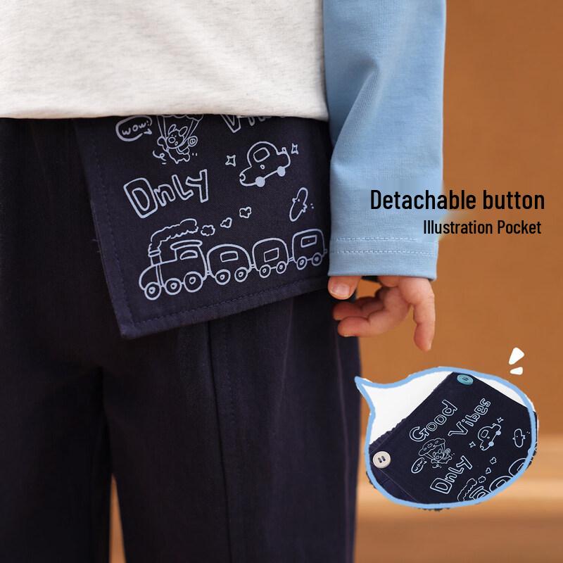 LUSON Baby Boys  Pure Cotton Casual Pants 73