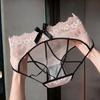 Große Größe Damen Sommer Neues Produkt Hohes Aussehen Sexy Spitze Durchbrochenes Transparentes Netzgewebe Tanga