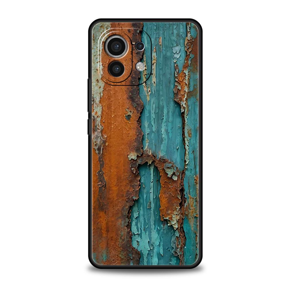 

Чехол для телефона для Xiaomi Mi 17 Pro Max 15 14 13 12 11 Ultra 15T 14T 13T 12T Pro Lite Мягкий ТПУ Винтажный Промышленный Стиль Ржавый Xiaomi 15 Pro
