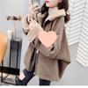 Women's 2025 Autumn/Winter Short Parka: Plus Velvet, Thick Cotton, Loose Fit, Fur Collar, Petite Korean Style