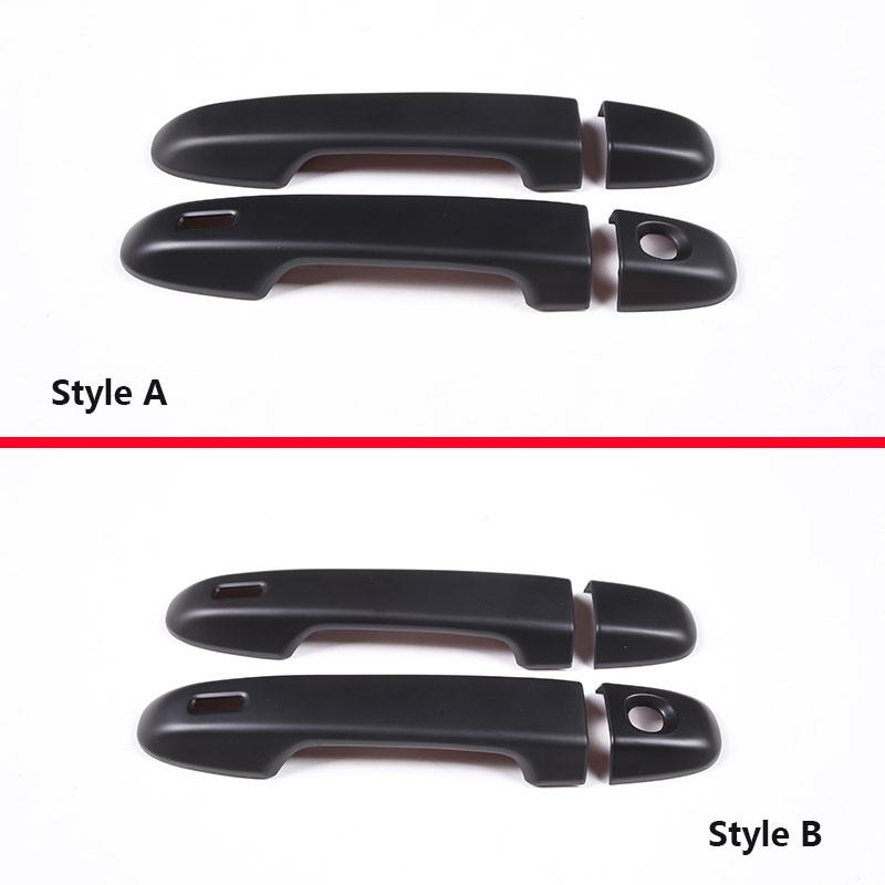 Dla Subaru BRZ dla Toyota 86 2012-2022 ABS matowy/włókno węglowe/piano czarny zewnętrzna osłona klamki samochodu naklejka wykończeniowa samochodu