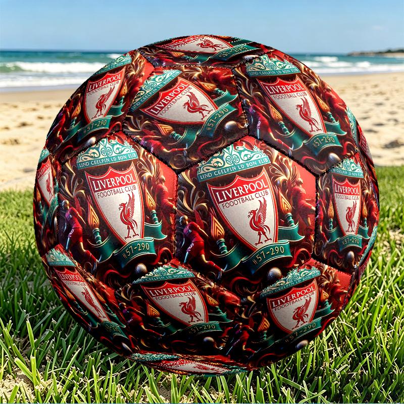 Club di calcio Stampa Dimensioni 5 Pallone da Calcio, Pallone da Calcio in PU Resistente all'Usura per Partita, Allenamento e Pratica Quotidiana, Regalo di Compleanno per Appassionati di Calcio