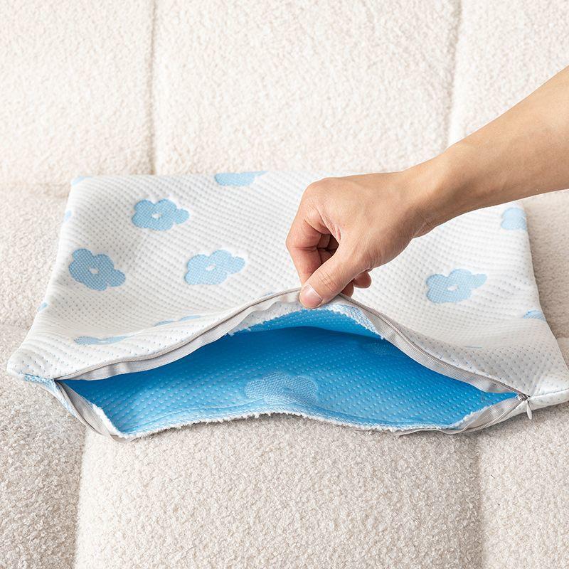 Летняя подушка из ледяного шелка подушка-цветок для дивана в гостиной охлаждающий коврик подушка для спинки подушка для кровати 4545 1829₽