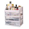 Multi-layer Cosmetic Storage Box Large Capacity Transparent Drawer Jewelry Makeup Organizer Nail Polish Container Desktop