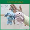 Plush Rabbit Cartoon Keychain Toy Animal Keyring Stuffed Doll For Gift Kids
