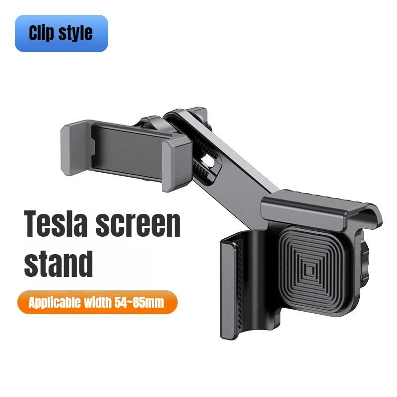 Car Mobile Phone Holder Universal Car Display Screen for BYD Tesla Model 3/Y/S/X Scalable Phone Stents 360 Rotatable GPS Bracket
