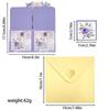 Creative paper 3D Pops-up Bouquet Floral Box Bouquet Flower Greeting Card Folding Postcard Birthday Wedding
